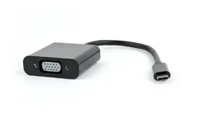 Gembird adaptér USB Typ-C (M) na VGA (F) čierna (AB-CM-VGAF-01)