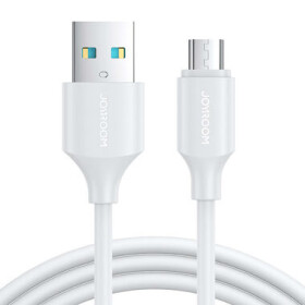 Joyroom S-UM018A9 Nabíjací kábel USB-A (M) - MicroUSB (M) 2.4A 2m biela (S-UM018A9 2m MW)