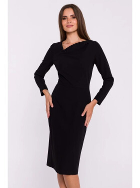 Dámske šaty S376 Black - Stylove XL černá