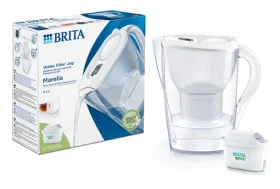 Brita Filtračná kanvica Marella biela / 1x ALL-in-1 / 1x extra ochrana proti vodnému kameňu / 2.4L (1057511)