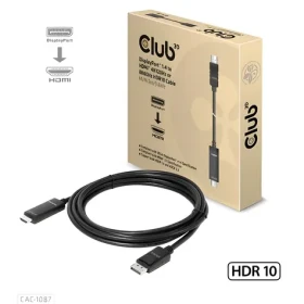 Club3D Kábel DisplayPort 1.4 na HDMI 2.1/4K 120Hz alebo 8K 60Hz/HDR10/ 3M (CAC-1087)