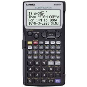 Casio fx-5800P školský počítač čierna Displej (počet miest): 16 na batérie (š x v x h) 73 x 10 x 141.5 mm; FX-5800P