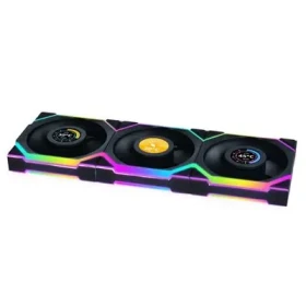 Lian Li UNI FAN SL Wireless LCD 3pack vrátane ovládača Čierny / ARGB / Obrátená čepeľ / 120mm / 1900rpm / 31dBA / 51.4 CFM (12RSLLCD1W3B)