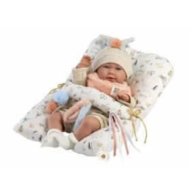 Llorens 74128 NEW BORN - realistická bábika bábätko so zvukmi a mäkkým látkovým telom - 42 cm