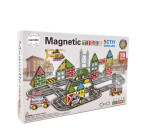 Mamido Mamido Magnetická stavebnica mesto 70 dielov Služobné vozidlá XL MT1440