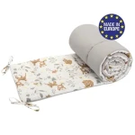 Bomimi MANTINEL do postieľky 180 cm, LESNÉ ZVIERATÁ BÉŽOVÉ xy (BO2211BEI010)