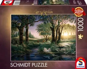 Schmidt Puzzle Terry Redlin - Ranné kúzlo pri rybníku