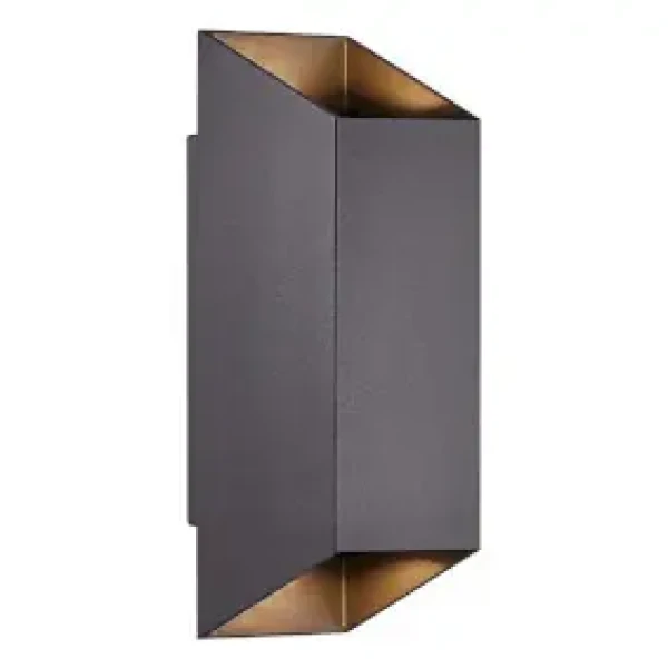 Nordlux Nico Square 22 čierna / Vonkajšie nástenné svetlo / GU10 / 2x35W / LED (2218221003)
