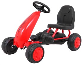 Mamido Detská šliapací motokára červená