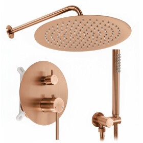 REA - Podomietková sprchová sada Foss Clif Brush Copper + BOX REA-P5649