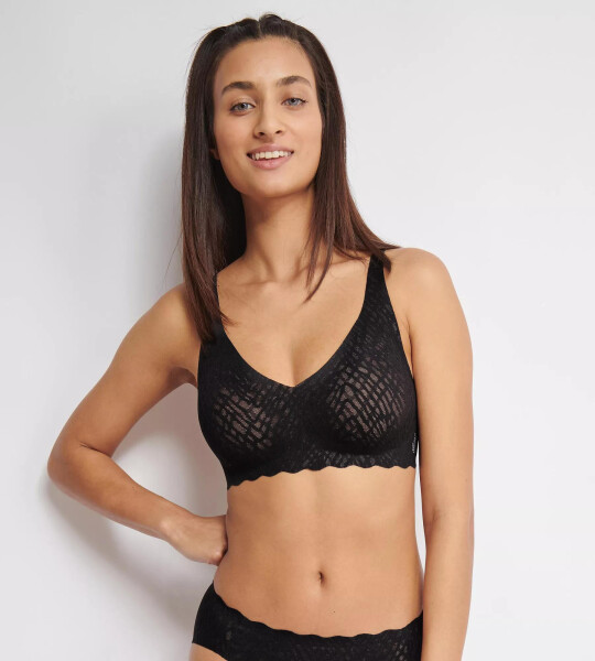 ZERO Feel Bliss Soft podprsenka - BLACK - čierna 0004 - SLOGGI BLACK M2
