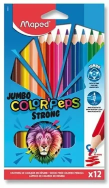 Maped Pastelky Color#39;Peps Strong Jumbo 12ks (135097)