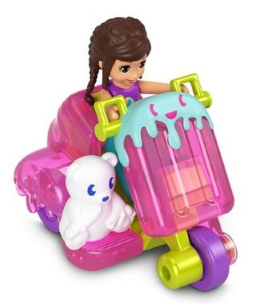 Mattel Polly Pocket Pollyville - Mrazivý skúter