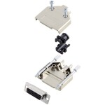 Amphenol L17DTPK-M-15+L77HDA26S sada D-SUB zásuvková lišta 180 ° Pólov: 26 spájkovaný 1 ks; L17DTPK-M-15+L77HDA26S