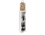 Skrinka v optike stĺpa Essex 2, výška 89 cm, biela%