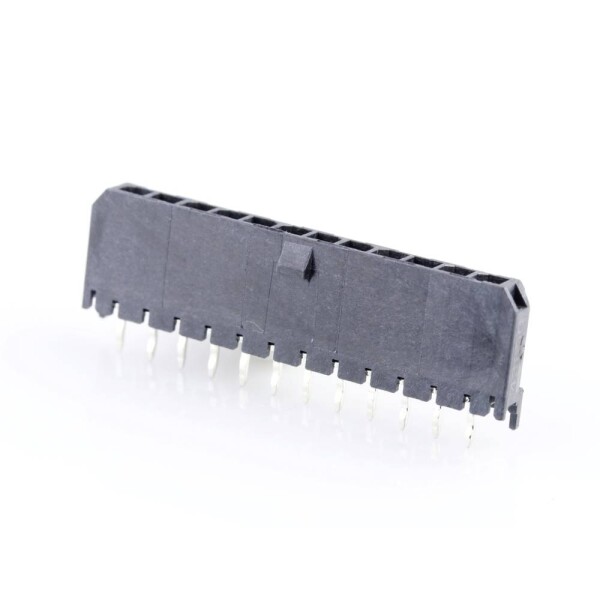 Molex vstavaná pinová lišta (štandardná) Počet pólov 12 Raster (rozteč): 3.00 mm 436501217 1 ks Tray; 436501217