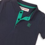 Tričko chlapčenské Polo s krátkym rukávom, Minoti, 1POLO 2, tmavo modrá - 74/80 | 9-12m