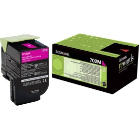 Lexmark 702M CS310 CS410 CS510 toner originál purpurová Maximálny rozsah stárnek 1000 Seiten; 70C20M0