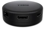 DELL Pre USB-C Travel Hub DA326 / Dokovacia stanica / 2× USB-C / 2× USB-A / HDMI 2.1 / DP 1.4 / RJ-45 2.5GbE / 100W PD (DA326-BK-EMEA)