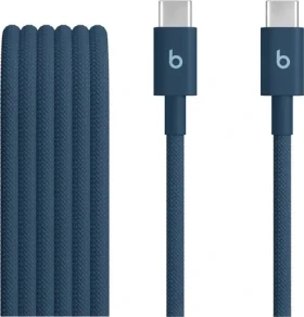 Beats kábel USB-C (M) - USB-C (M) 1.5 m modrá / opletený / 60W (MDGE4EE/A)