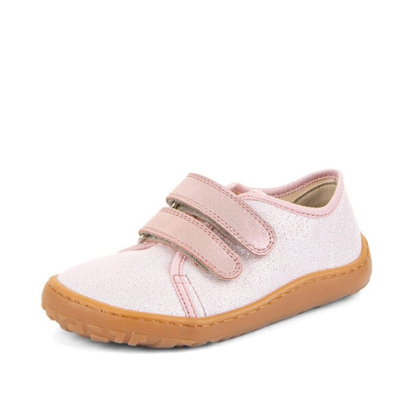 Dievčenské plátené barefoot tenisky CANVAS PINK SHINE Froddo G1700440 - 27