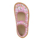 Dievčenské plátené barefoot balerínky CANVAS BALETTY WHITE/PINK FRODDO G1700437-3 - 25