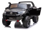 Mamido Detské elektrické autíčko Toyota Hilux 4x4 čierne