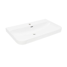 Nábytkové umývadlo SAT Fusion 81x46 cm otvor pre batériu uprostred SATFUS8046 SATFUS8046