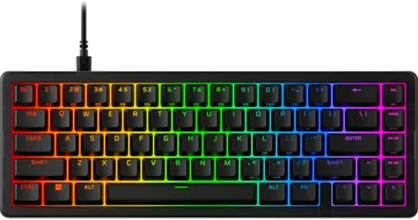 HyperX Origins 2 65 čierna / Herná klávesnica / Mechanická / RGB / US / USB-A