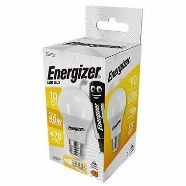 Energizer S17532 LED Globe žiarovka 4.9W / Pätica E27 / 3000K / 470lm (S17532)