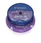 Verbatim 25ks DVD+R 4.7GB 16x / Spindl (43500)