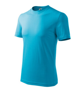 Ťažké unisex tyrkysové tričko XL