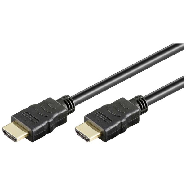 Goobay HDMI prepojovací kábel Zástrčka HDMI-A 7.5 m čierna 61162 4K UHD, pozlátený, eARC HDMI kábel; 61162