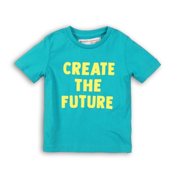 Chlapčenské tričko s krátkym rukávom, Minoti, TB TSHIRT 3, tyrkysová - 68/80 | 6-12m
