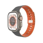 FIXED Magnetický remienok Silicone Magnetic Strap pre Apple Watch 44/45/46/49mm svetlo šedý (FIXMST2-434-LGGR)