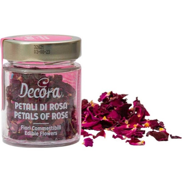 Jedlé kvety lístky ruže 4 g - Decora - Decora