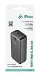 IPEAX Powerbanka 30000 mAh 10.5W čierna / 2x USB-A (90010120)