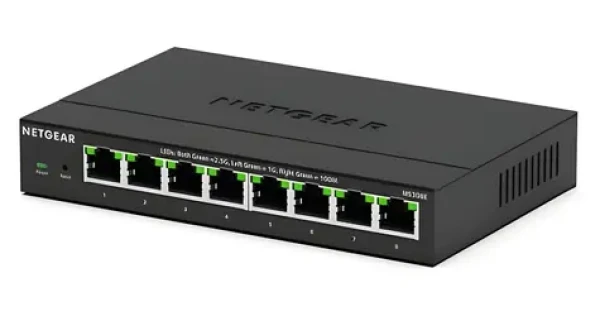 Netgear MS308 / Switch / 8- Port 2,5 G Multi-Gigabit / Unmanaged / kovové prevedenie (MS308E-100EUS)