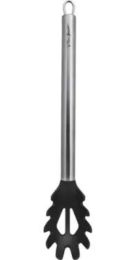 LAMART Inox Naberačka na špagety nylonová / Nylon s nerezovou rukoväťou / do 210 ° C / výška 32 cm / nerez-čierna (42003301)
