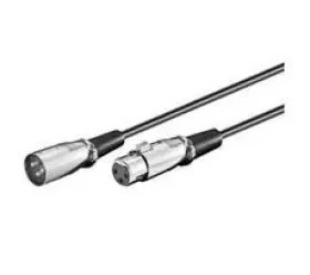 MicroConnect XLR kábel XLR (M) - XLR (F) 20m čierna (XLRMF20)