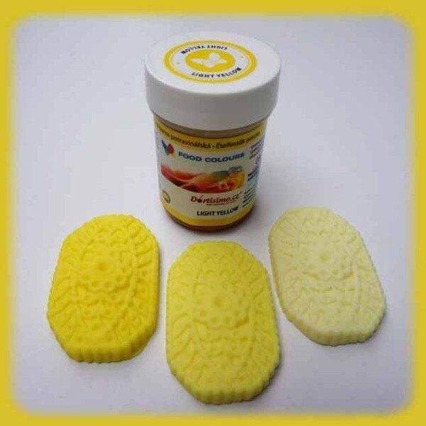 Gélová farba (Light Yellow) svetlo žltá 35 g - Food Colours - Food Colours