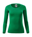 Fit-T LS tričko stredne zelené M