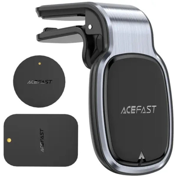 Acefast D16 šedá / Držiak do ventilácie auta / Magnetický / bez MagSafe