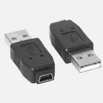 DeLock adaptér USB A/samec na USB mini B/samica (65094)