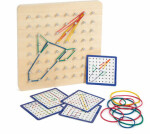 Small Foot Drevená doska Geoboard