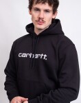 Carhartt WIP Hooded Carhartt Sweat Black/White L