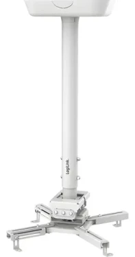 LogiLink BP0157 biela / Stropný držiak projektora / 595-895 mm / do 35 kg (BP0157)