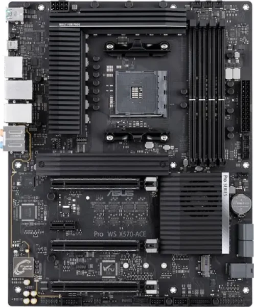 ASUS Pre WS X570-ACE / AMD X570 / DDR4 / SATA III RAID / USB / GLAN / Wi-Fi / M.2 / sc.AM4 / ATX (90MB11M0-M0EAY0)