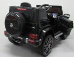 Mamido Elektrické autíčko Mercedes G63 s čiernym EVA penovým kolesom a mäkkou sedačkou, licencované