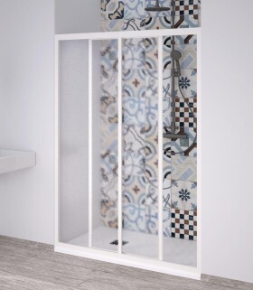 FORTE - Sprchové dvere PORTA NEW - FARBA rámu - Biela, Rozmer A - 110 - 120 cm OLNNC1FS120031